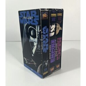STAR WARS VHS Movie Box Set Episodes 1-3 New Hope Empire Strikes Back+ Pre Owned